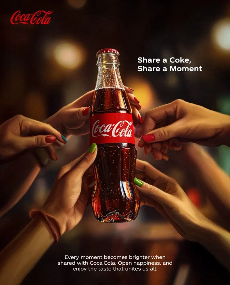 Coca-Cola corporate publication designed by Roots Advertising